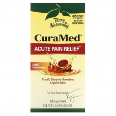 Terry Naturally, CuraMed, средство для снятия боли, 120 жидких гелей