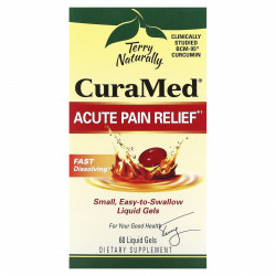 Terry Naturally, CuraMed, средство для снятия боли, 60 жидких гелей