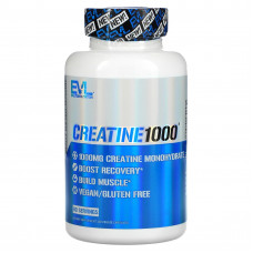 EVLution Nutrition, Creatine1000, креатин, 500 мг, 120 растительных капсул