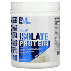 EVLution Nutrition, 100% изолят протеина, без добавок, 454 г (1 фунт)