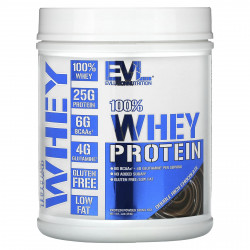 EVLution Nutrition, 100% сывороточный протеин, шоколад двойной насыщенности, 454 г (1 фунт)