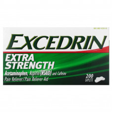 Excedrin, Extra Strength, 200 капсул