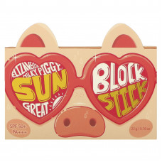 Elizavecca, Milky Piggy, Sun Great Block Stick, солнцезащитный стик, SPF 50+ PA +++, 22 г (0,78 унции)