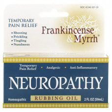 Frankincense & Myrrh, Frankincense & Myrrh, Neuropathy, болеутоляющее средство при нейропатии, масло для растирания, 59 мл (2 жидк. унции)