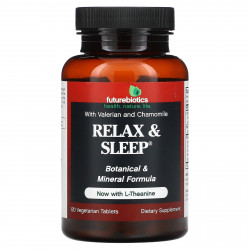 Futurebiotics, Relax & Sleep, для отдыха и сна,120 вегетарианских таблеток