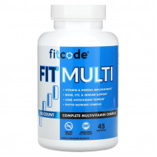 FITCODE, Fit Multi, полный мультивитаминный комплекс, 90 таблеток