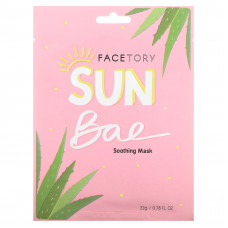 FaceTory, Sun Bae, успокаивающая косметическая маска, 1 шт., 22 г (0,78 жидк. Унции)