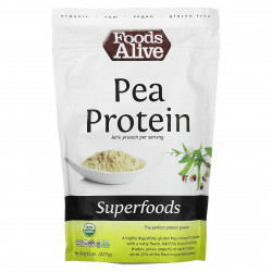 Foods Alive, Superfoods, гороховый протеин, 227 г (8 унций)