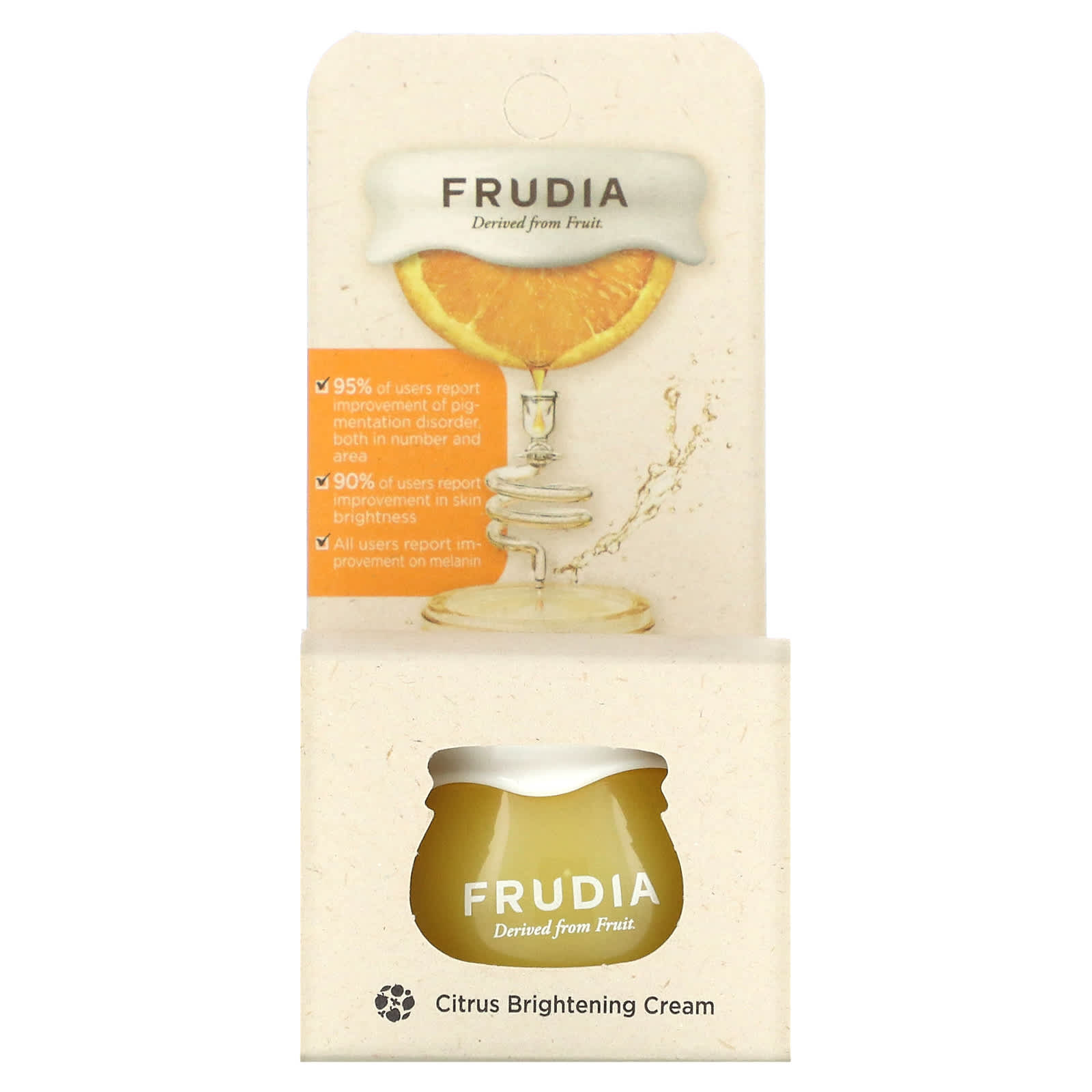 Frudia, осветляющий крем с цитрусами, 10 г (0,35 унции)