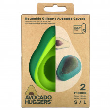 Food Huggers, Avocado Huggers, многоразовые силиконовые перчатки с авокадо, 2 шт.