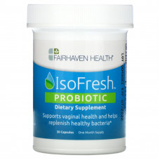 Fairhaven Health, IsoFresh, пробиотик, для баланса в женском организме, 30 капсул
