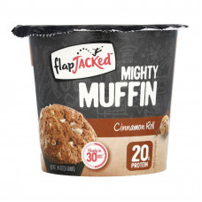 FlapJacked, Mighty Muffin, булочка с корицей, 55 г (1,94 унции)