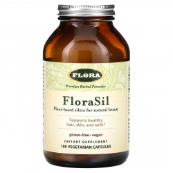 Flora, FloraSil, 180 вегетарианских капсул