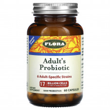 Flora, Udo's Choice, Adult's Probiotic, 60 капсул