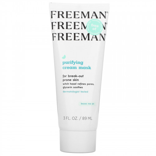 Freeman Beauty, очищающая кремовая маска для лица, 89 мл (3 жидк. унции)