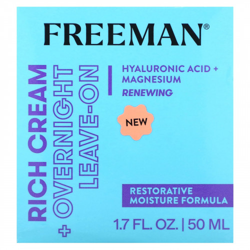 Freeman Beauty, Насыщенный крем + ночное несмываемое средство, 1,7 жидк. унция $ 12.99 (1,69 жидк. унции)