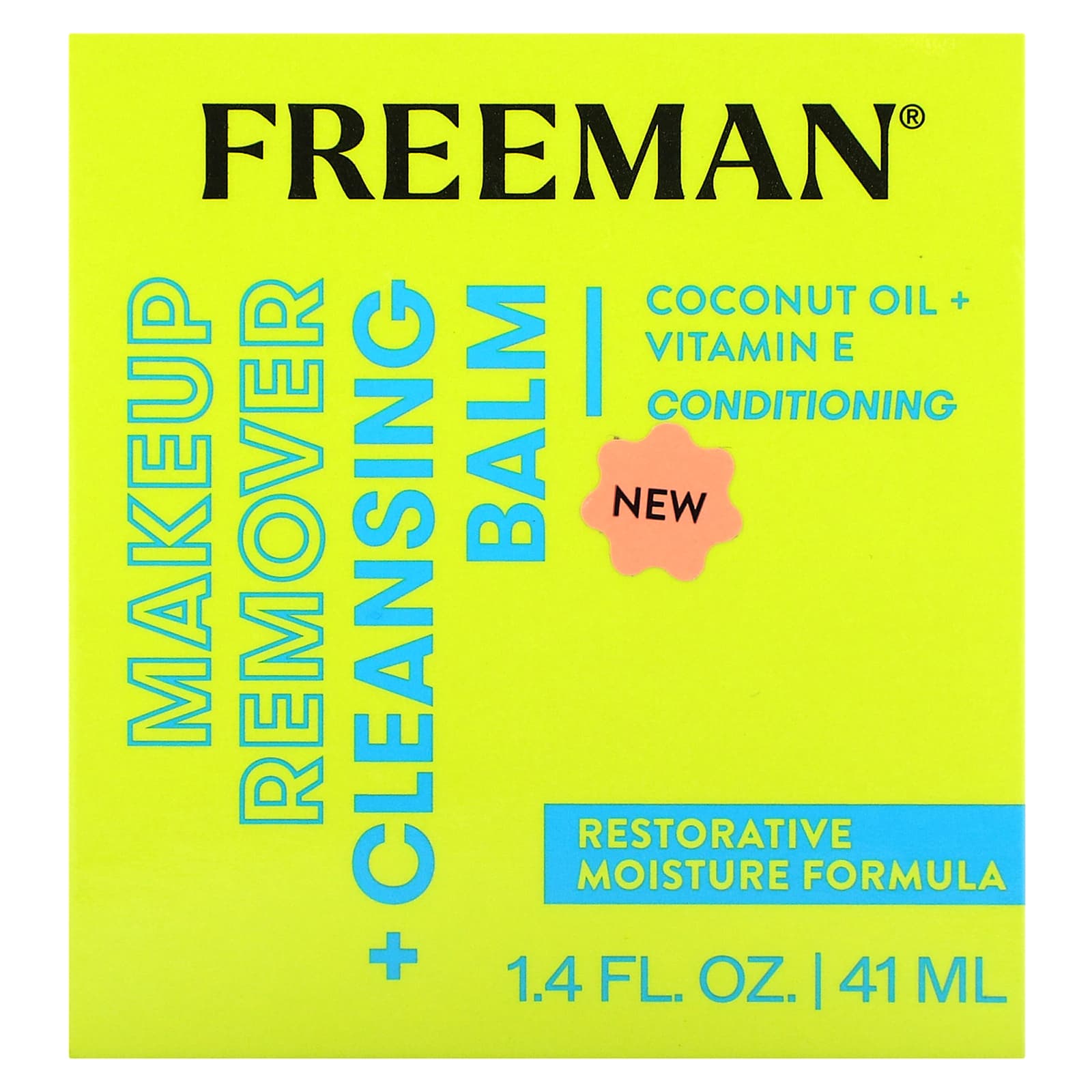 Freeman Beauty, Средство для снятия макияжа и очищающий бальзам, 41 мл (1,4 жидк. Унции)