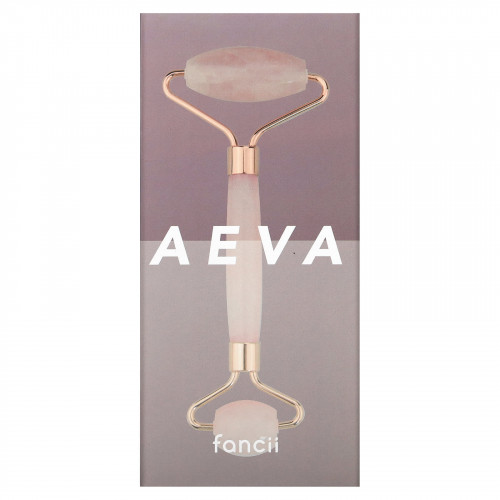 Fancii, Aeva, ролик для лица с розовым кварцем, 1 ролик (Товар снят с продажи) 