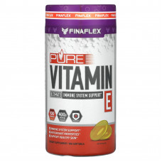 Finaflex, Чистый витамин E, 209 мг (400 МЕ), 100 мягких таблеток
