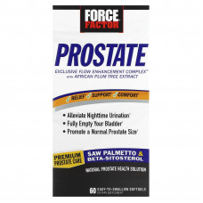 Force Factor, Prostate, натуральное средство для здоровья простаты, 60 удобных капсул