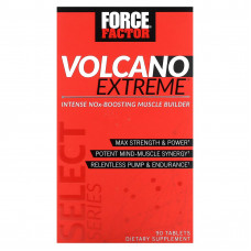 Force Factor, Volcano Extreme, средство для интенсивного наращивания мышечной массы, 90 таблеток