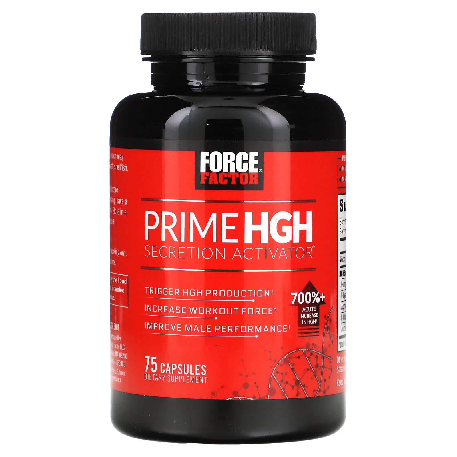 Force Factor, Prime HGH Secretion Activator, 75 капсул