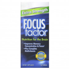 Focus Factor, повышенная сила действия, 60 таблеток