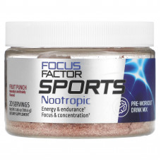 Focus Factor, Sports Nootropic, смесь для напитков перед тренировкой, фруктовый пунш, 103,6 г (3,65 унции)