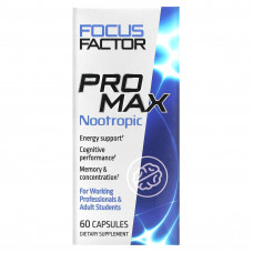 Focus Factor, Ноотропное средство про макс, 60 капсул