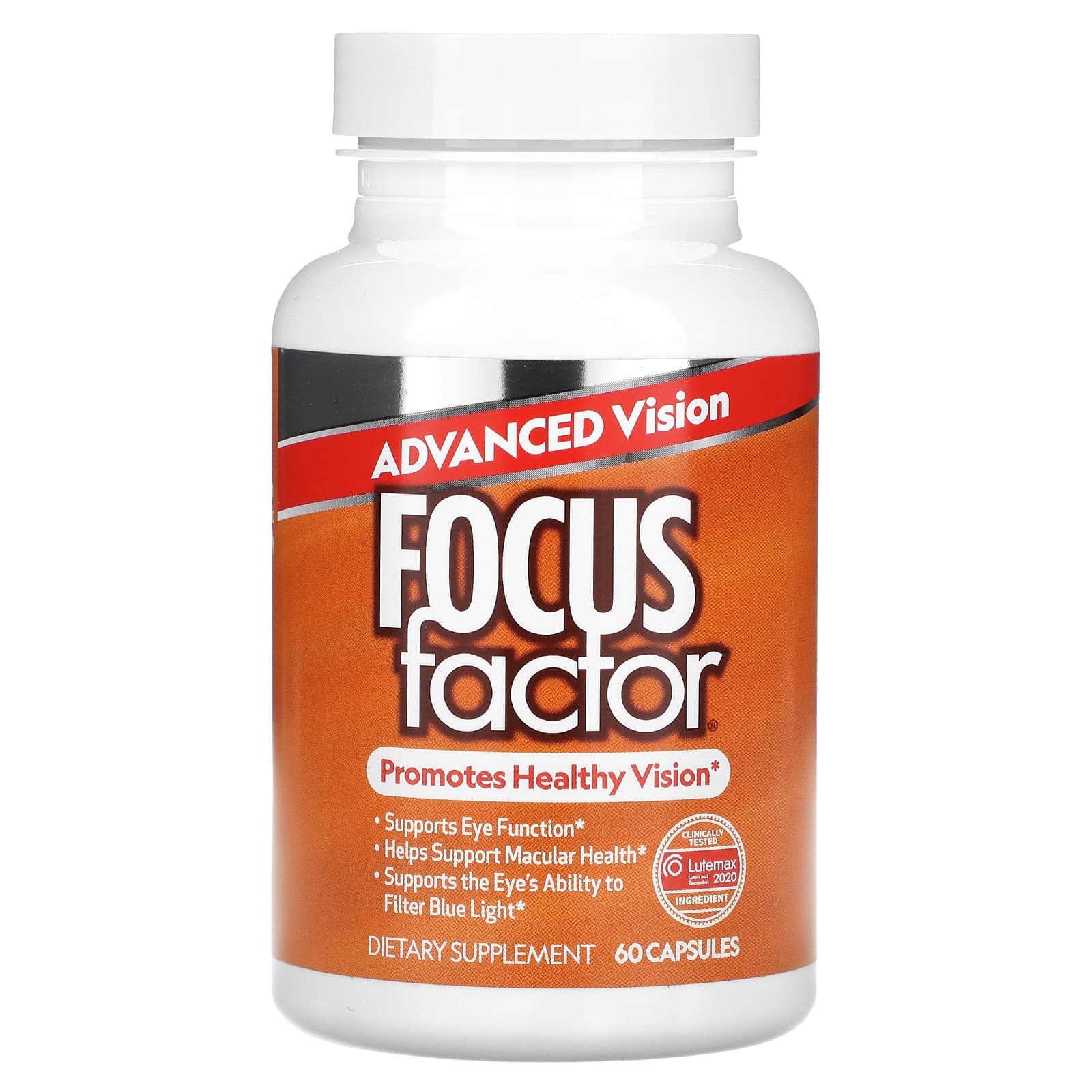 Focus Factor, для улучшения зрения, 60 капсул