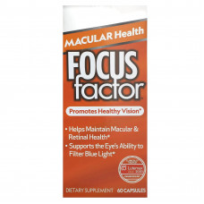 Focus Factor, макулярное здоровье, 60 капсул