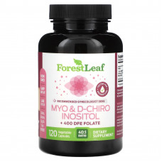 Forest Leaf, мио и D-хироинозитол, 120 растительных капсул