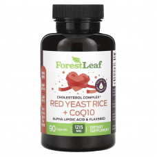 Forest Leaf, Красный дрожжевой рис + коэнзим Q10, 405 мг, 90 капсул