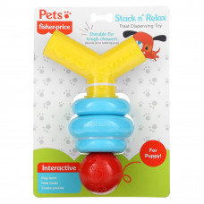 Fisher-Price, Pets, Stack n 'Relax Treat Dispensing Toy, для собак, 1 жевательная игрушка
