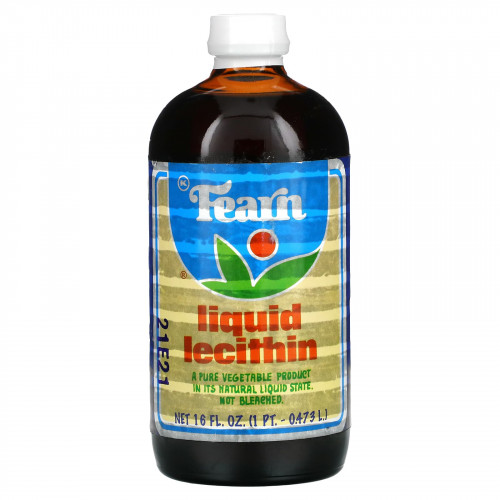 Fearn Natural Foods, Жидкий лецитин, 473 мл (16 жидк. Унций)