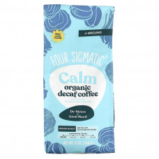 Four Sigmatic, Молотый кофе с грибами и рейши, холодная обжарка, средняя обжарка, без кофеина, 340 г (12 унций)