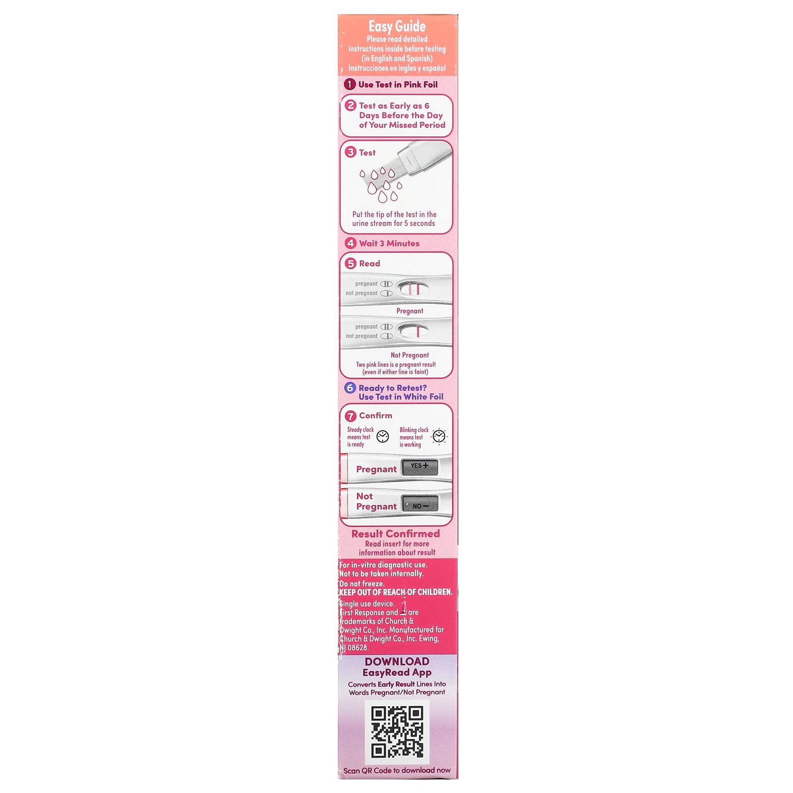 First Response, Test & Confirm Pregnancy Test, 2 Tests