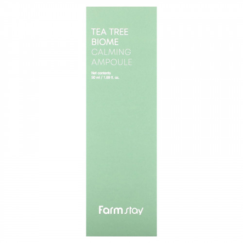 Farmstay, Tea Tree Biome, успокаивающая ампула, 50 мл (1,69 жидк. Унции)