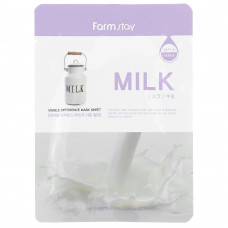 Farmstay, Milk Beauty, тканевая маска, 1 тканевая маска, 23 мл (0,78 жидк. Унции)
