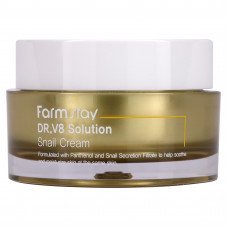Farmstay, Доктор V8 Solution Snail Cream, 50 мл (1,69 жидк. Унции)