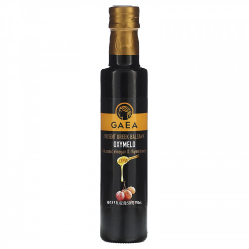 Gaea, Ancient Greek Balsamic, OXYMELO, бальзамический уксус и чабрец, 250 мл (8,5 жидк. Унции)