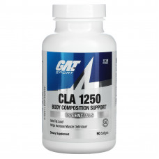 GAT, CLA 1250 (конъюгированная линолевая кислота), 90 мягких желатиновых капсул с жидкостью