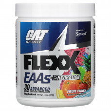 GAT, Flexx EAA + Hydration, фруктовый пунш, 345,9 г (12,5 унции)