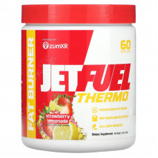GAT, JetFuel Thermo, сжигатель жира, клубничный лимонад, 384 г (13,5 унции)