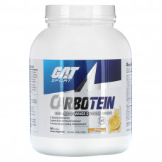 GAT, Carbotein, высокоэффективный загрузчик гликогена, апельсин, 1,8 кг (3,97 фунта)