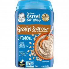 Gerber, Хлопья для детей, Grain & Grow, 1st Foods, овсянка, 227 г (8 унций)