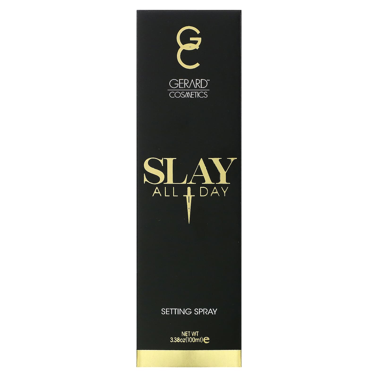 Gerard Cosmetics, Slay All Day, спрей для закрепления, зеленый чай, 100 мл (3,38 унции)