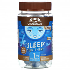 Good Day Chocolate, Добавка для сна, для взрослых, 80 леденцов, покрытых оболочкой