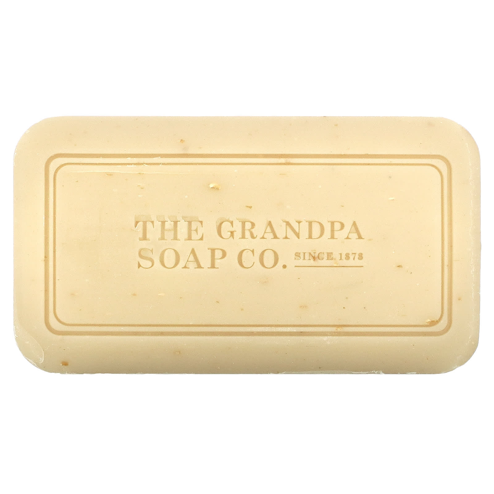 The Grandpa Soap Co., Кусковое мыло для лица и для тела, успокаивающее, овсяное, 4,25 унции (120 г)