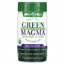Green Foods Corporation, Green Magma, сок из зеленых побегов ячменя в порошке, 80 г (2,8 унции)